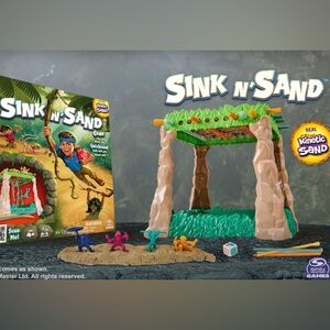 Sink N' Sand Adventure game with Kinetic Sand